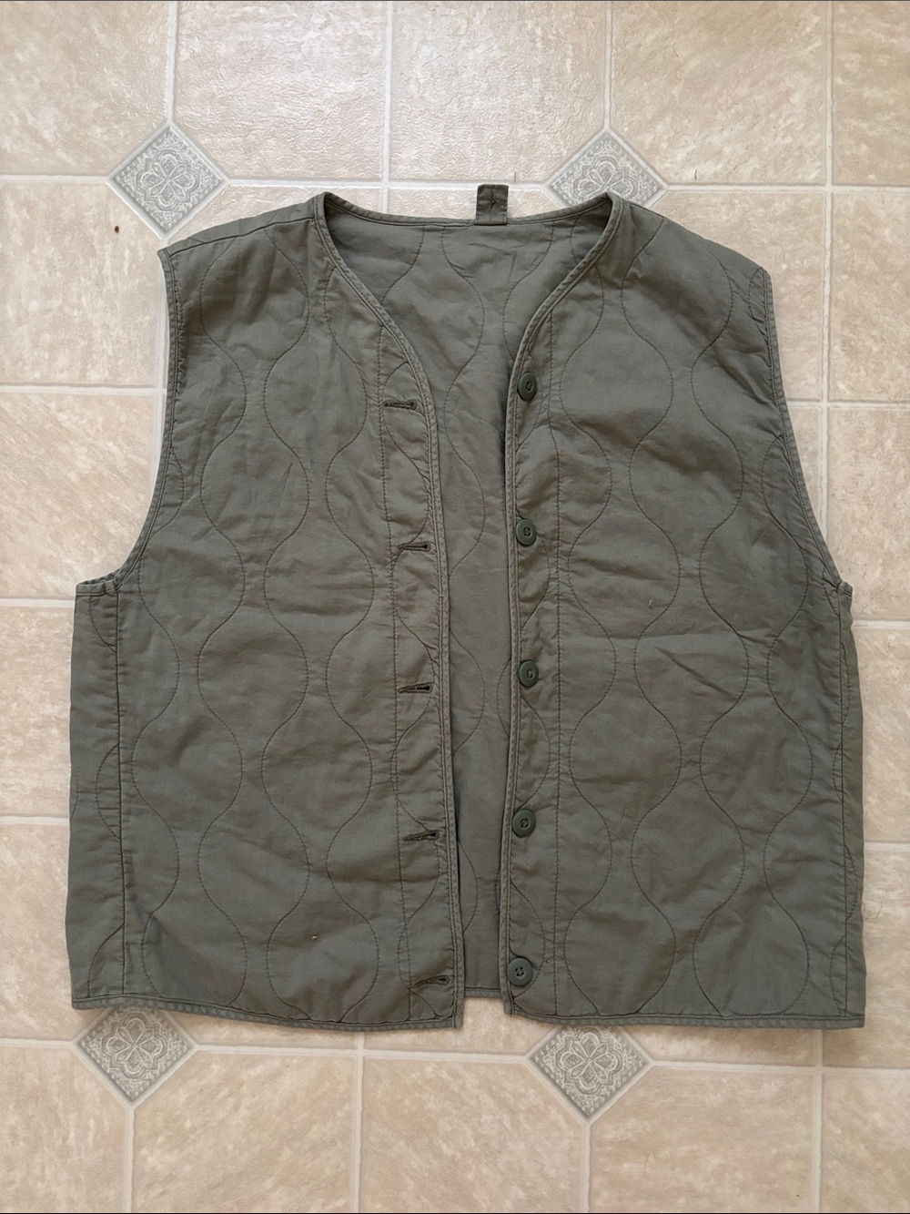 Olive Green Vest